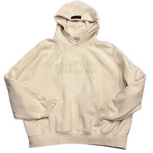 Fear of God Essentials Raglan Hoodie, Off-White L